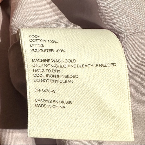 Oak and Fort - Purple Floral Puff Sleeve Mini Dress - Size XS - Picture 7 of 7